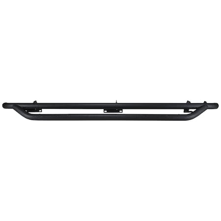 Trailfx TrailFX J053T; Rocker Panel Guard; Flat Textured Black Steel J053T